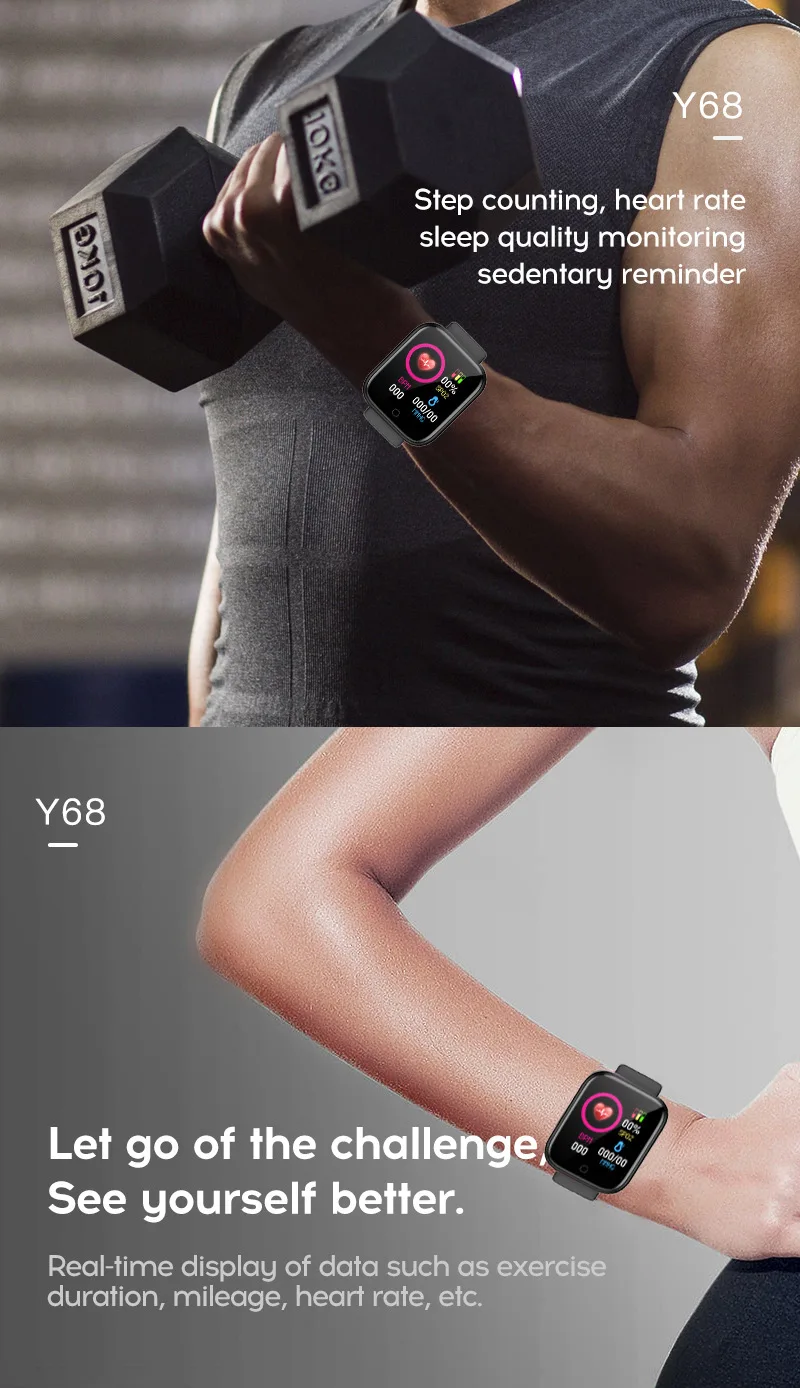Reloj Inteligente Y68: La Combinación Perfecta De Estilo Y Tecnología