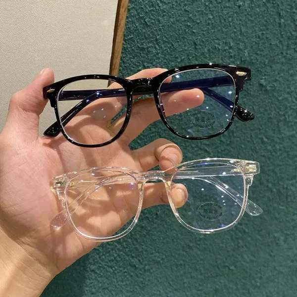 Montura De Gafas De Ordenador Transparente Clásica Para Hombre Y Mujer