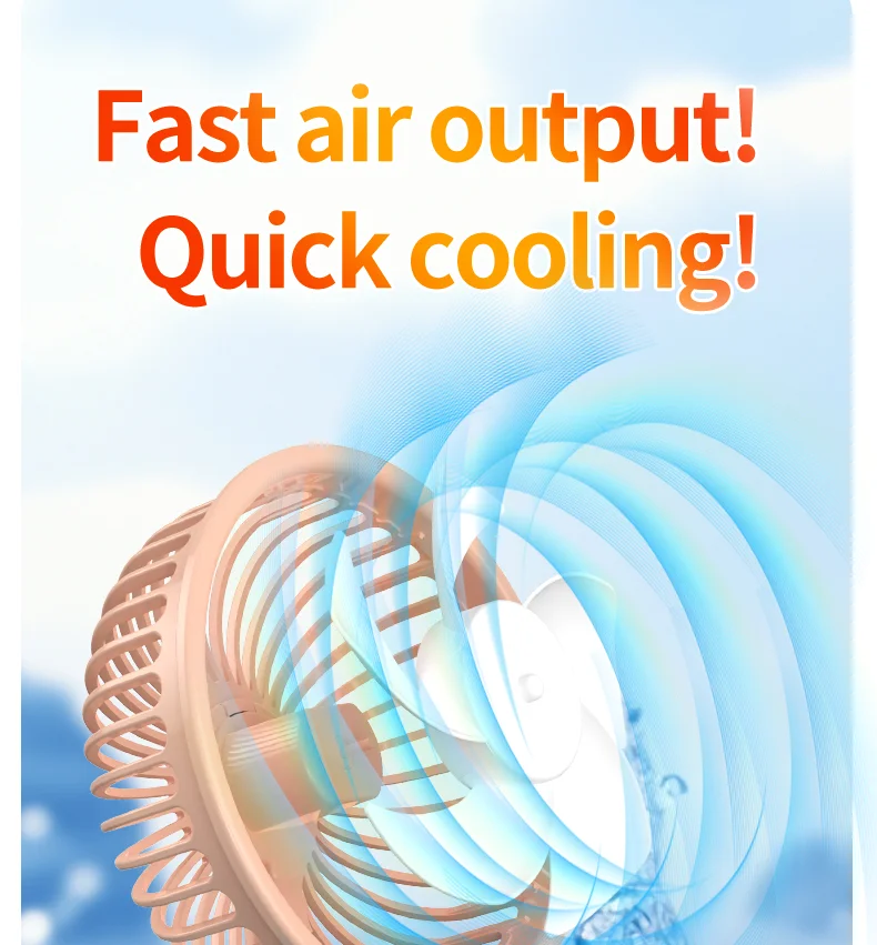 Mini Ventilador Portátil: Refrescante Y Práctico