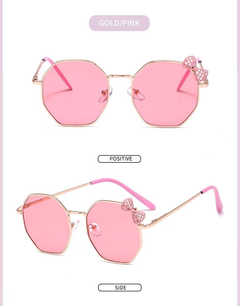Gafas De Sol De Metal Con Lazo Para Niños Y Niñas: Estilo Y Protección Para Los Más Pequeños