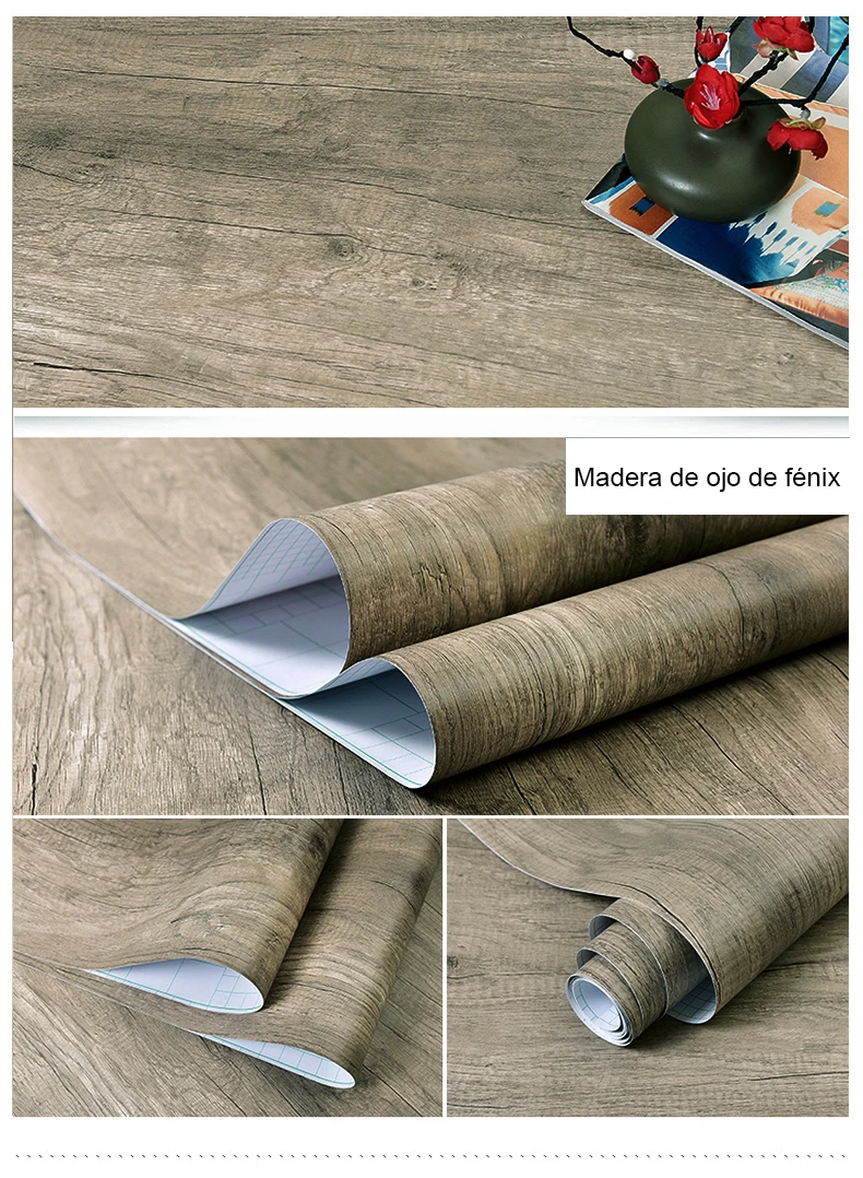 Rollo De Papel Tapiz Autoadhesivo Impermeable: Decoración Fácil Y Resistente Al Agua