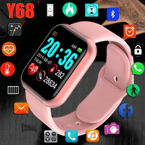 Reloj Inteligente Y68: La Combinación Perfecta De Estilo Y Tecnología