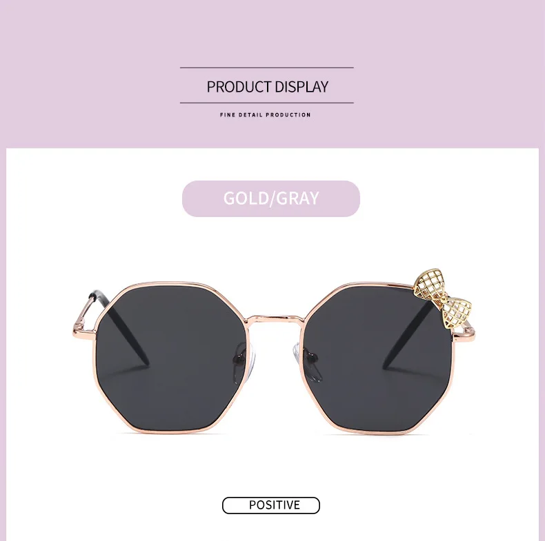 Gafas De Sol De Metal Con Lazo Para Niños Y Niñas: Estilo Y Protección Para Los Más Pequeños