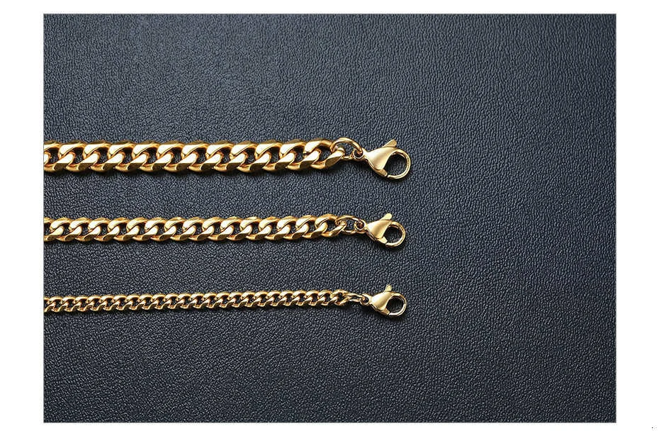Collar De Cadena Cubana Unisex - Estilo Y Elegancia En Un Solo Accesorio