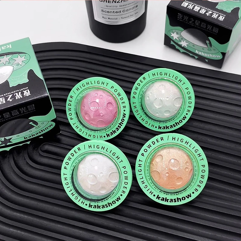 Iluminador De Maquillaje Diseño De Planetas