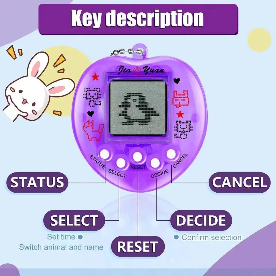 Mini Juego Virtual Clásico Tamagotchi: Juguetes Para Niños