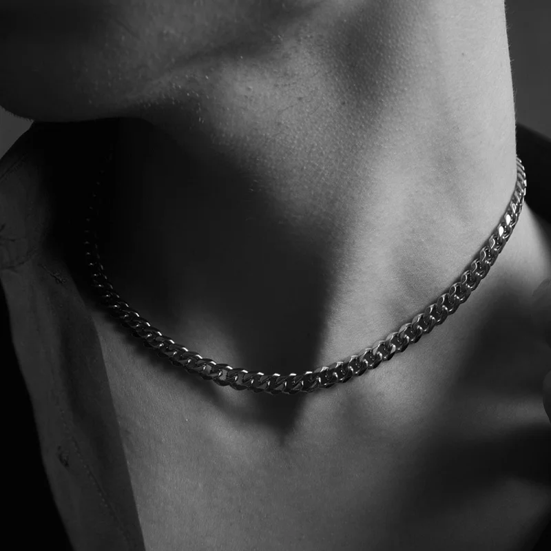 Collar De Cadena Cubana Unisex - Estilo Y Elegancia En Un Solo Accesorio