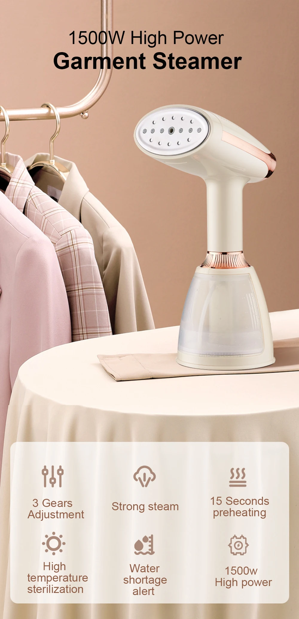Vaporizador De Ropa: Elimina Arrugas Fácilmente