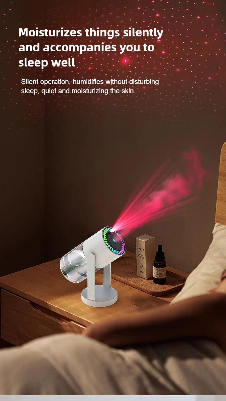 Humidificador De Proyección De Cielo Estrellado: Relajación Y Creatividad