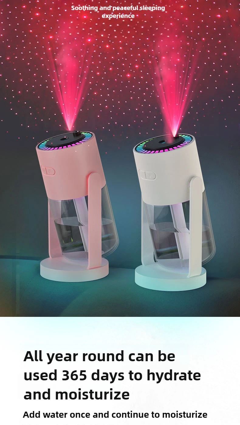 Humidificador De Proyección De Cielo Estrellado: Relajación Y Creatividad