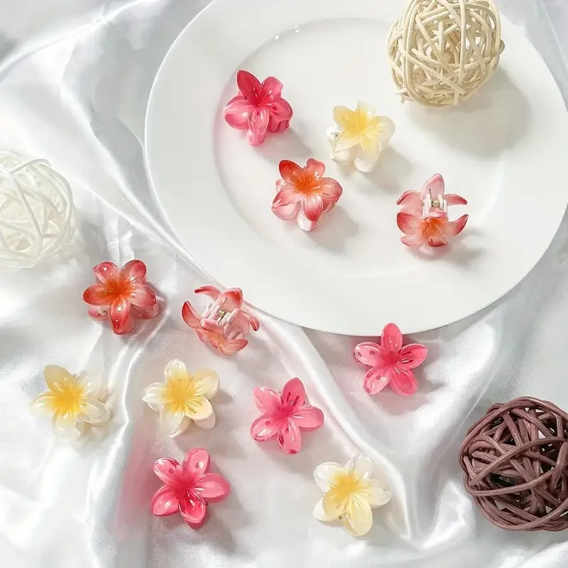 Pinzas De Cabello Con Gradiente Hawaiano Para Mujer: Estilo Tropical Para Tu Peinado