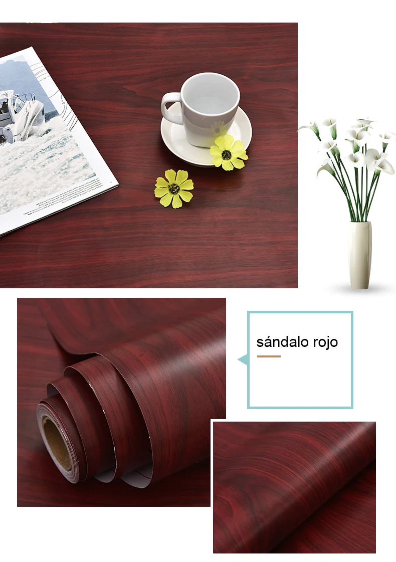 Rollo De Papel Tapiz Autoadhesivo Impermeable: Decoración Fácil Y Resistente Al Agua