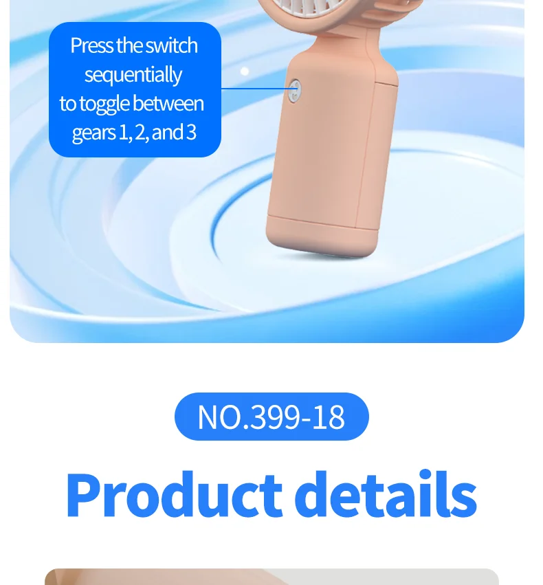 Mini Ventilador Portátil: Refrescante Y Práctico