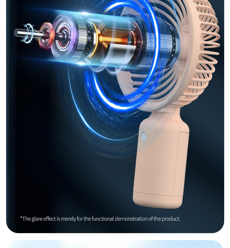 Mini Ventilador Portátil: Refrescante Y Práctico