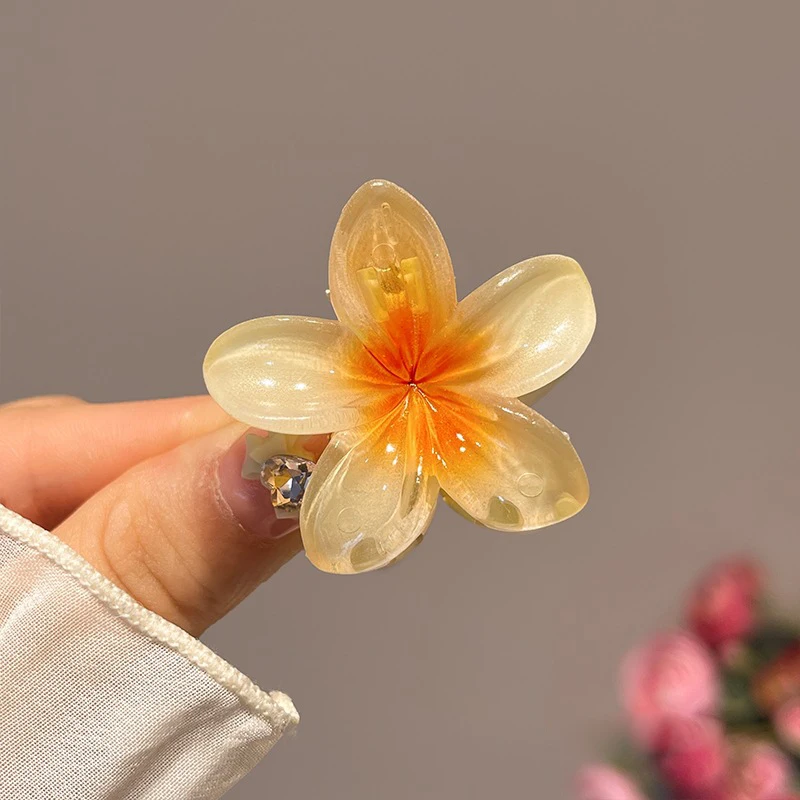 Pinzas De Cabello Con Gradiente Hawaiano Para Mujer: Estilo Tropical Para Tu Peinado