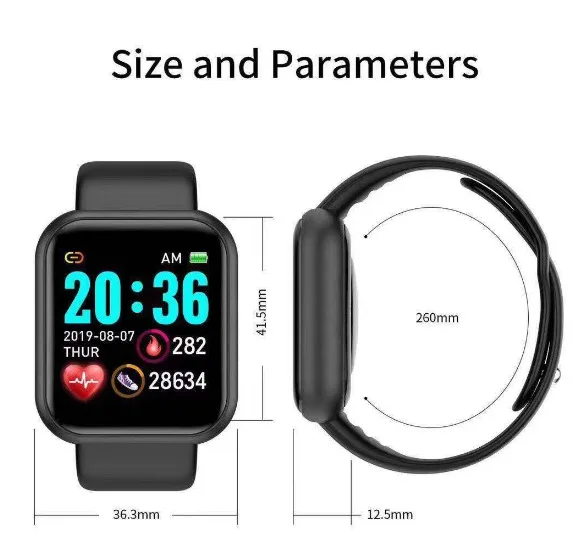 Reloj Inteligente Y68: La Combinación Perfecta De Estilo Y Tecnología