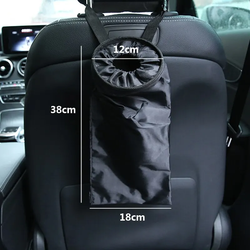 Soporte De Basura Para Respaldo De Asiento De Coche, Contenedor De Basura