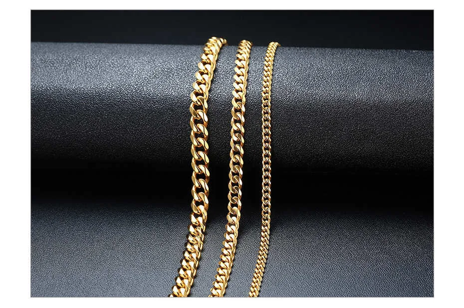 Collar De Cadena Cubana Unisex - Estilo Y Elegancia En Un Solo Accesorio