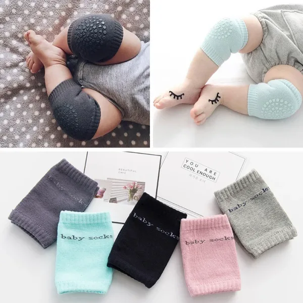 Rodilleras Antideslizantes Legging Para Bebés Para Gatear, Pequeños Accesorios Para Bebés