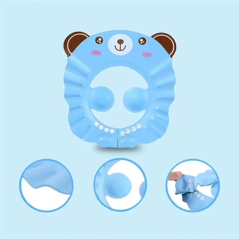 Gorro Ajustable Para Lavar El Cabello Para Niños, Protege La Cubierta De La Cabeza