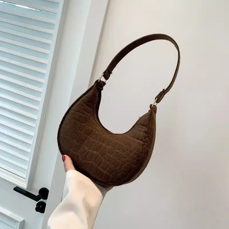 Bolso De Hombro Informal De Color Sólido