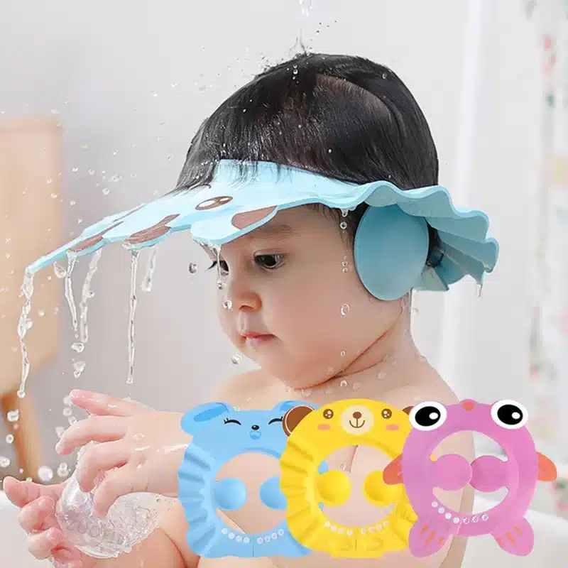Gorro Ajustable Para Lavar El Cabello Para Niños, Protege La Cubierta De La Cabeza