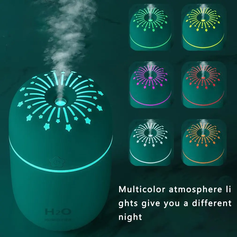 Eficaz Humidificador De Aromaterapia Con Luz Colorida Eficaz Humidificador De Aromaterapia Con Luz Colorida