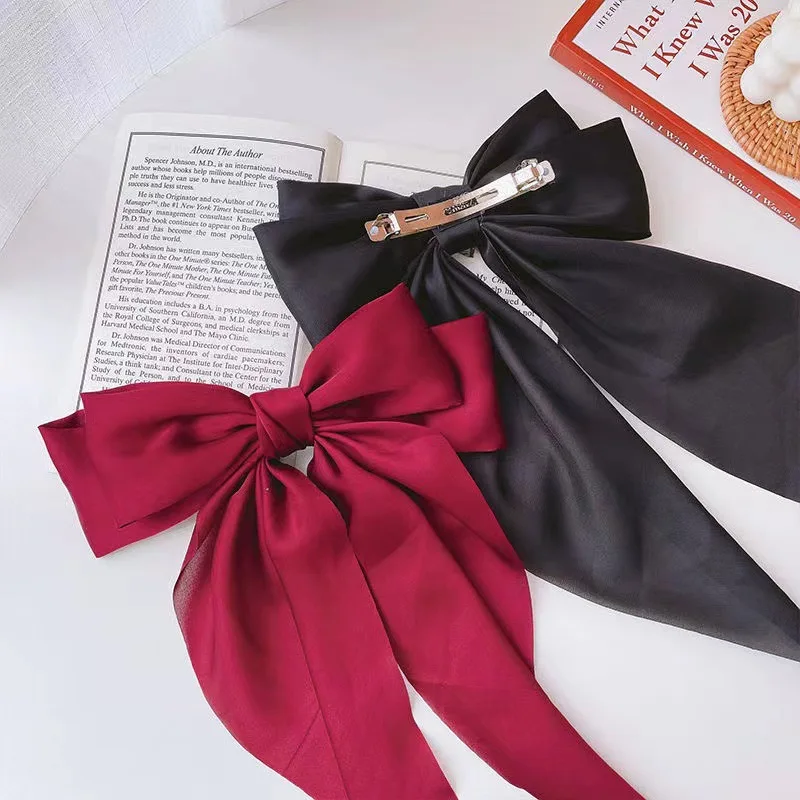 Lazo Grande: Fascinante Pinza Elegante Para El Pelo De Mujer Lazo Grande: Fascinante Pinza Elegante Para El Pelo De Mujer