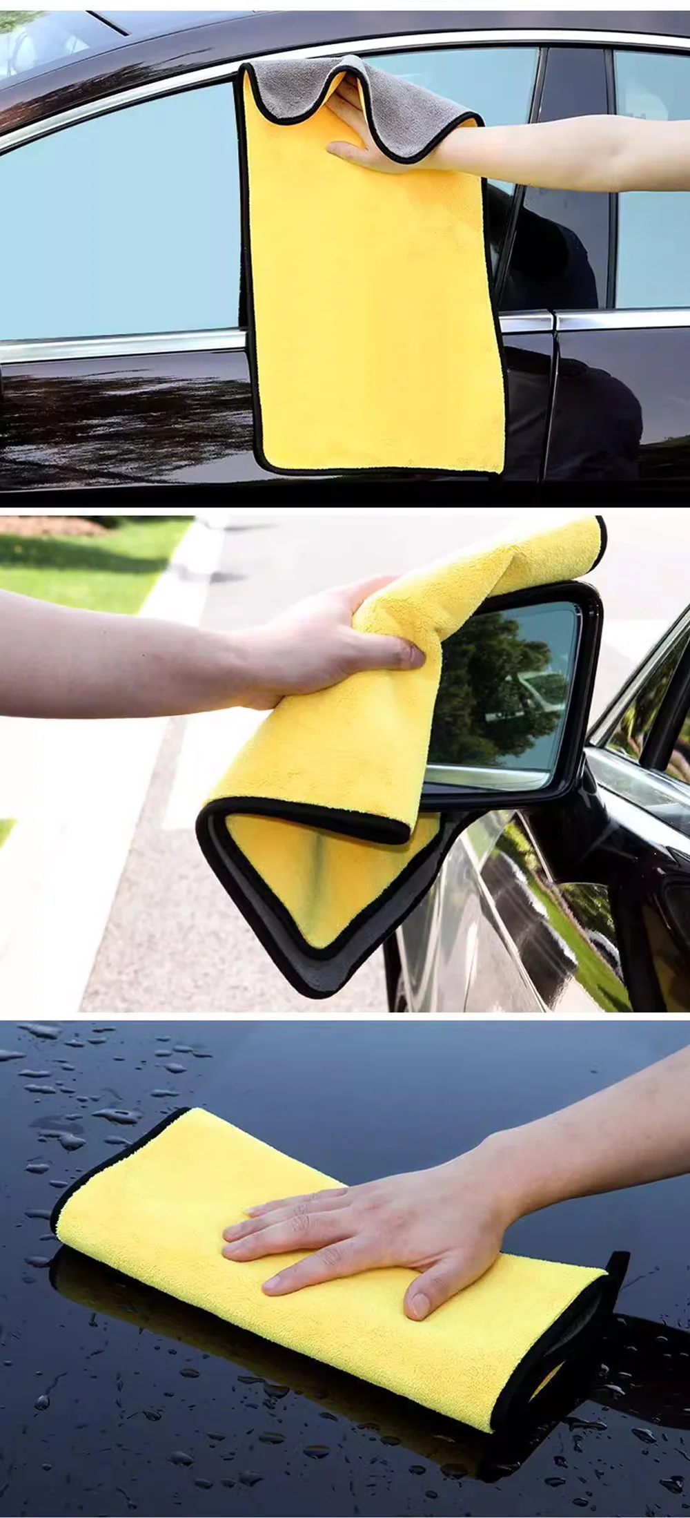 Toalla De Microfibra Súper Absorbente: El Secreto Para Un Coche Impecable Toalla De Microfibra Súper Absorbente: El Secreto Para Un Coche Impecable