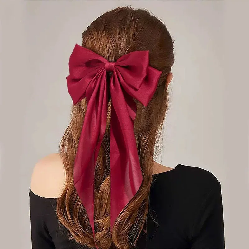 Lazo Grande: Fascinante Pinza Elegante Para El Pelo De Mujer Lazo Grande: Fascinante Pinza Elegante Para El Pelo De Mujer