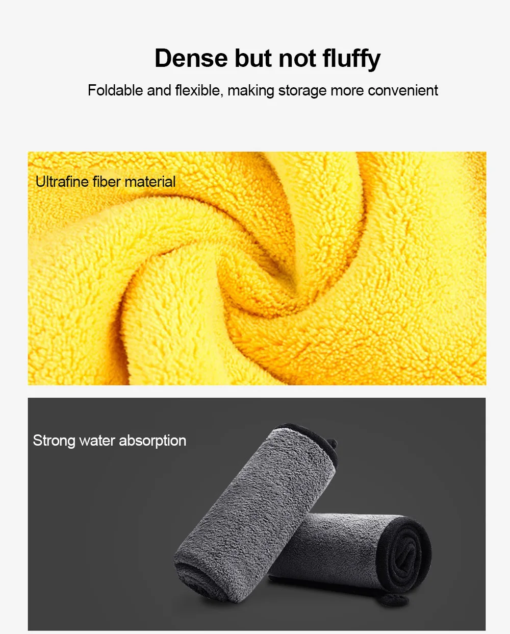 Toalla De Microfibra Súper Absorbente: El Secreto Para Un Coche Impecable Toalla De Microfibra Súper Absorbente: El Secreto Para Un Coche Impecable
