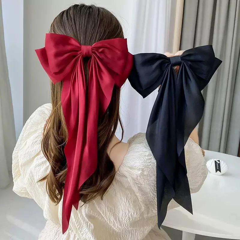 Lazo Grande: Fascinante Pinza Elegante Para El Pelo De Mujer Lazo Grande: Fascinante Pinza Elegante Para El Pelo De Mujer