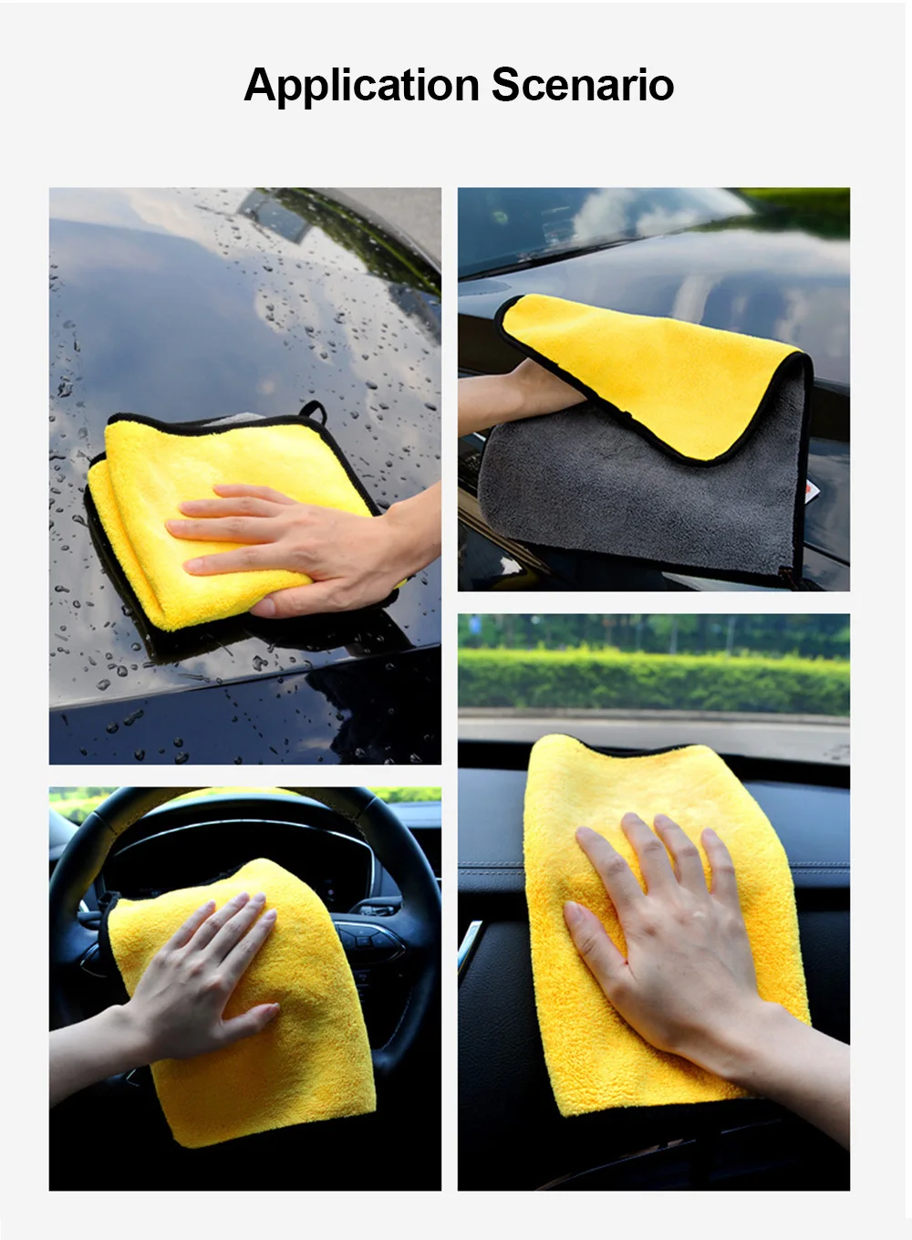 Toalla De Microfibra Súper Absorbente: El Secreto Para Un Coche Impecable Toalla De Microfibra Súper Absorbente: El Secreto Para Un Coche Impecable