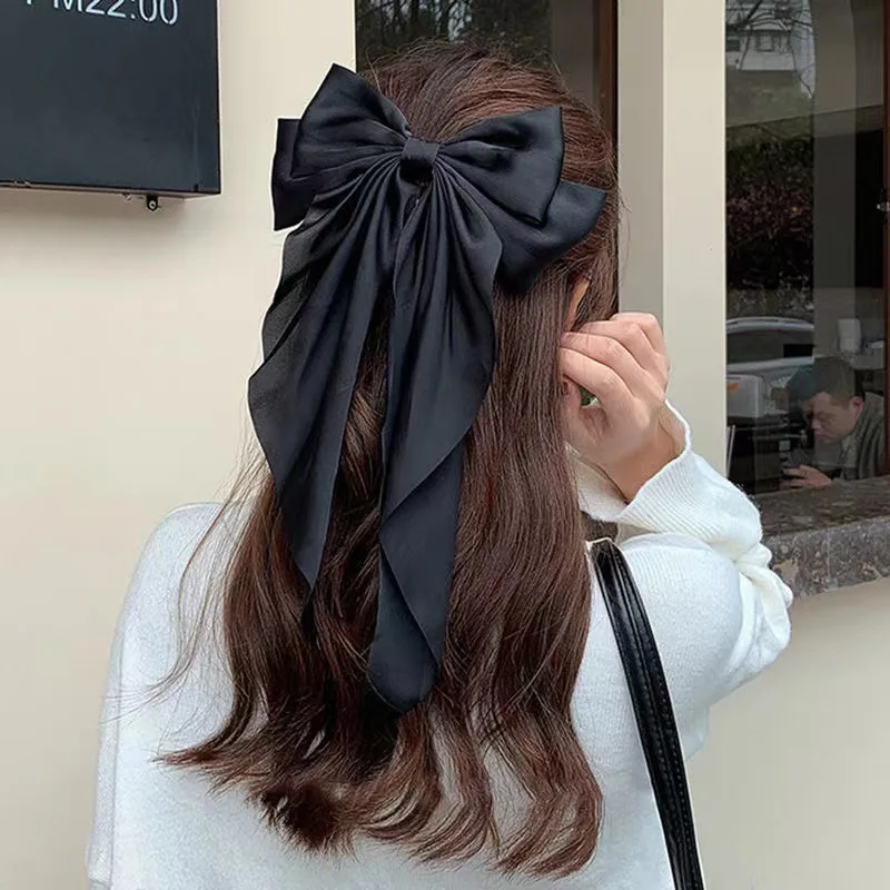 Lazo Grande: Fascinante Pinza Elegante Para El Pelo De Mujer Lazo Grande: Fascinante Pinza Elegante Para El Pelo De Mujer