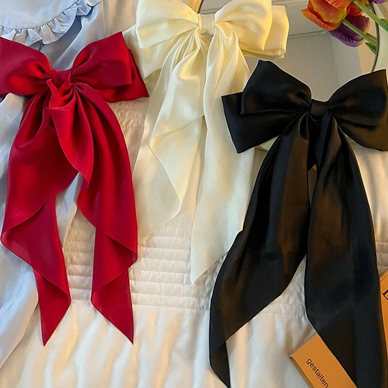Lazo Grande: Fascinante Pinza Elegante Para El Pelo De Mujer Lazo Grande: Fascinante Pinza Elegante Para El Pelo De Mujer